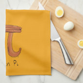 ペカンパイかわいい数学パイ日円ベーキングキッチンタオル キッチンタオル (四つ折り)