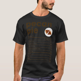 ペカンパイの栄養の事実 Tシャツ