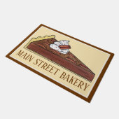 ペカンパイタートサザンクリスマスデザートベーカリー ドアマット (アングル)