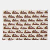 ペカンパイタートサザンフードスライスデザートグルメ キッチンタオル (横)