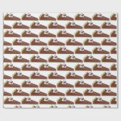 ペカンパイタートサザンフードスライスデザートグルメ ラッピングペーパー (フラット)