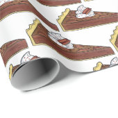 ペカンパイタートサザンフードスライスデザートグルメ ラッピングペーパー (ロールコーナー)