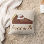 ペカンパイタートサザンフードデザートスイーツとしてパイ クッション (ブランケット)