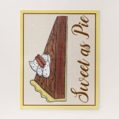 ペカンパイタートサザンフードデザートスイーツとしてパイ ジグソーパズル (縦)