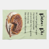 ペカンパイベーキングレシピ キッチンタオル (横)