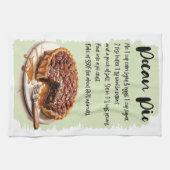 ペカンパイベーキングレシピ キッチンタオル (横)