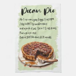 ペカンパイベーキングレシピ キッチンタオル