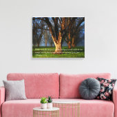 ペカン果樹園 – Matthew 12:33 キャンバスプリント (インサイチュ (リビング))