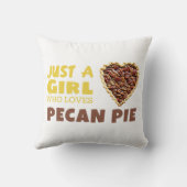ペカン・パイを愛する女の子 クッション (裏面)