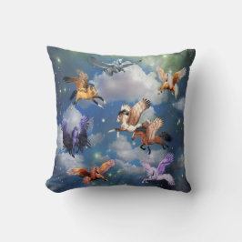ペガカラフルソ飛んでいるスの馬の神話は実在 クッション