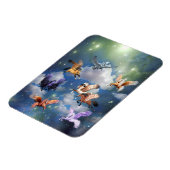 ペガカラフルソ飛んでいるスの馬の神話は実在 マグネット (左側)