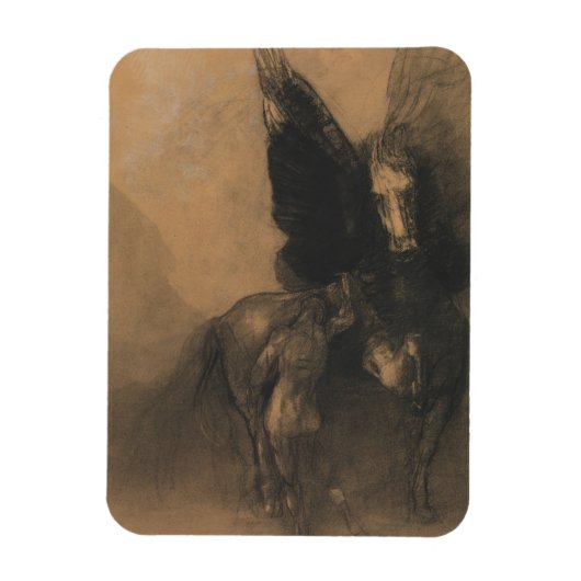 ペガサスとベレロフォン マグネット (縦)