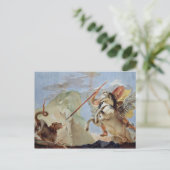 ペガサスに乗り、キメラを殺してベレロフォンが来た。 ポストカード (スタンド正面)