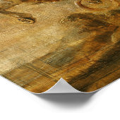 ペガサスに乗るベルロフォンがキメラと戦う ポスター (角)