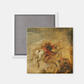 ペガサスに乗るベルロフォンがキメラと戦う マグネット (正面/裏面)