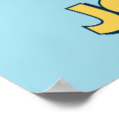 ペガサスに乗る赤ちゃんヘルキュリーズのポスター ポスター (角)