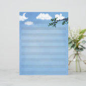 ペガサスの星空の夜の音楽の原稿紙 (スタンド正面)