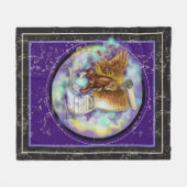 ペガサスの知恵 フリースブランケット (正面(横))