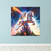 ペガサスキャッスルフォー キャンバスプリント (インサイチュ (ウッドフロア))