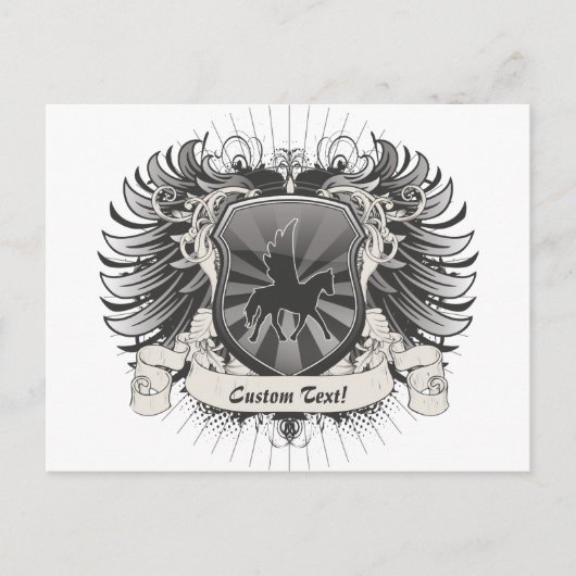 ペガサスクレスト ポストカード (正面)