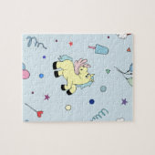 ペガサスパーティーライトブルー ジグソーパズル (横)