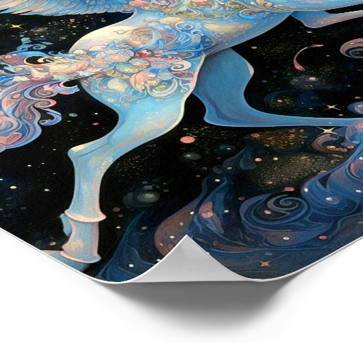 ペガサスファンタジーアート ポスター (角)