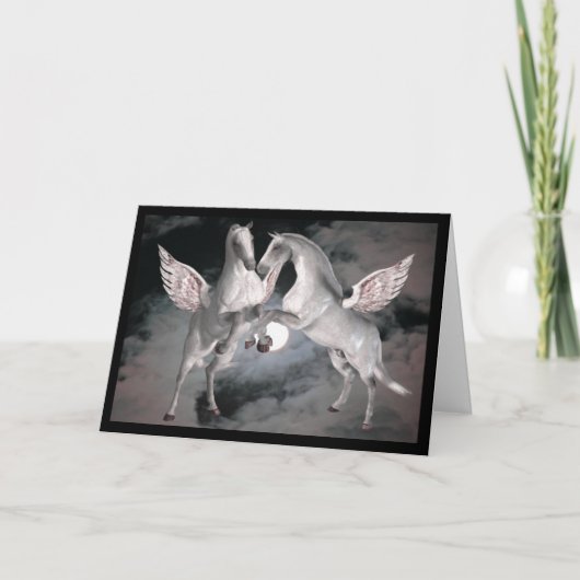 ペガサスフルムームファンタジー馬写真カード カード (正面)