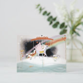 ペガサスホースメリーラウンド子供部屋はがき シーズンポストカード (スタンド正面)