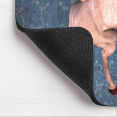 ペガサスホース飛んでいるファンタジーアート マウスパッド (コーナー)