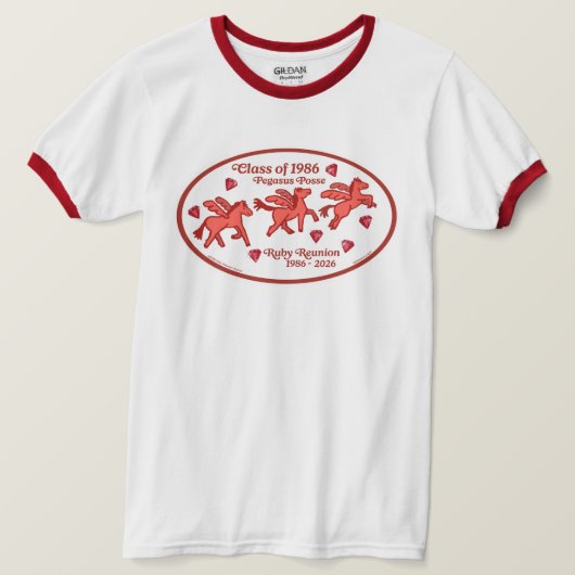 ペガサスポッセ ルビー再会の鐘 Tシャツ (デザイン正面)