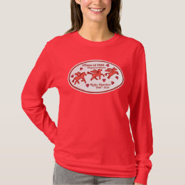 ペガサスポッセ ルビー再会 Deep Red Long Sleeve T Tシャツ