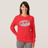 ペガサスポッセ ルビー再会 Deep Red Long Sleeve T Tシャツ (正面フル)