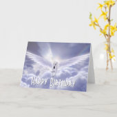 ペガサスユニコーンハッピーバースデーグリーティングカード カード (黄色い花)