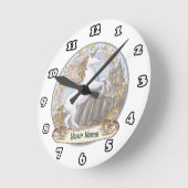 ペガサス城時計 ラウンド壁時計 (傾斜)