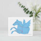 ペガサス座イラストレーション ポストカード (スタンド正面)