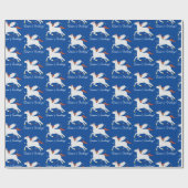 ペガサス星座季節のごあいさつ ラッピングペーパー (フラット)