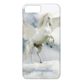 ペガサス神話の一角獣馬パーソナ飛んでいるライズ Case-Mate iPhoneケース (裏面)