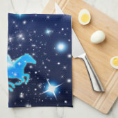 ペガサス飛んでいるス キッチンタオル (四つ折り)