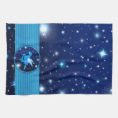 ペガサス飛んでいるス キッチンタオル (横)