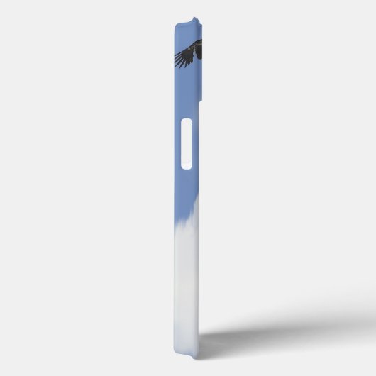 ペガサス飛んでいる、山とイーグルスファンタジーアート Case-Mate iPhoneケース (裏面 / 右)