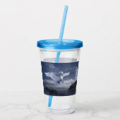 ペガサス飛行中 アクリルタンブラー (裏面)