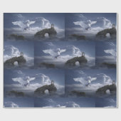 ペガサス飛行中 ラッピングペーパー (フラット)