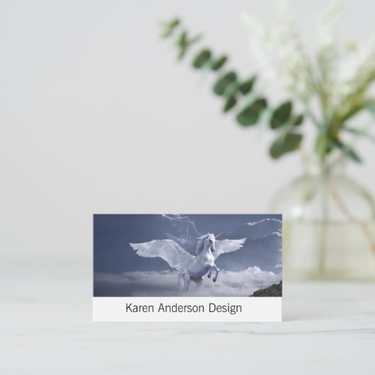 ペガサス飛行中 名刺 (スタンド正面)