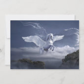 ペガサス飛行中 招待状 (裏面)