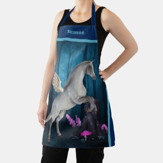 ペガサス馬インファンタジーパーソナライズされた林 エプロン (インサイチュ)