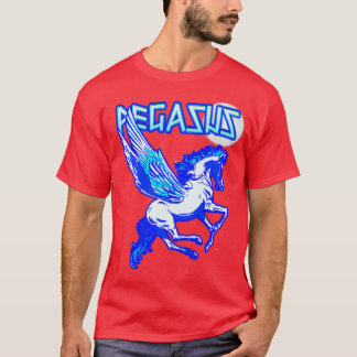 ペガサス魔法の翼を持つ馬ギリシャ神話コンスト Tシャツ