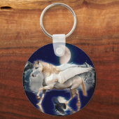 ペガサス&ブラックレイヴン キーホルダー (正面)