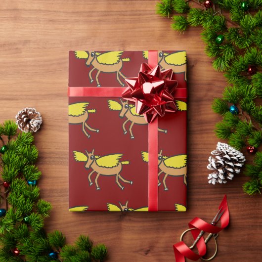 ペガサス ラッピングペーパー (クリスマスギフト)