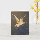 ペガサドリームグリーティ空白のングカード カード (黄色い花)