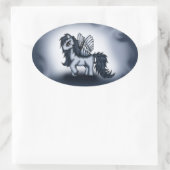 ペガサポニー 楕円形シール (バッグ)